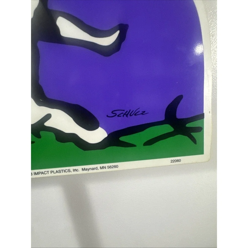 Vintage 1998 Halloween Yard Art‎ Impact Plastics Snoopy BOO!